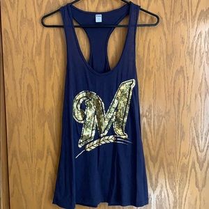 Victoria Secret PINK Milwaukee Brewer tank